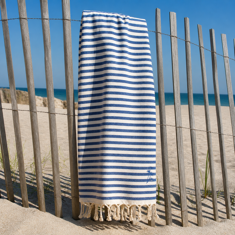Striped custom Turkish towel