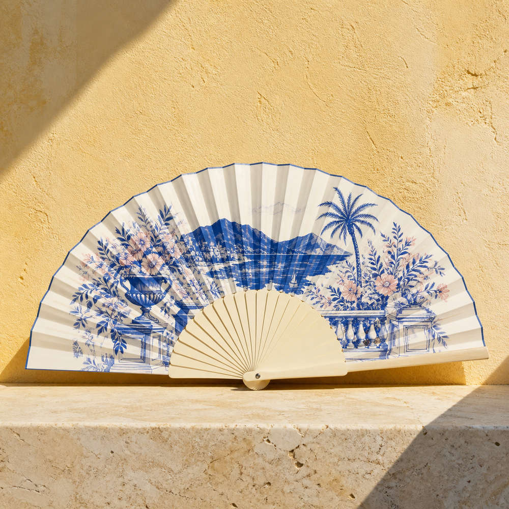 Custom wedding hand fan